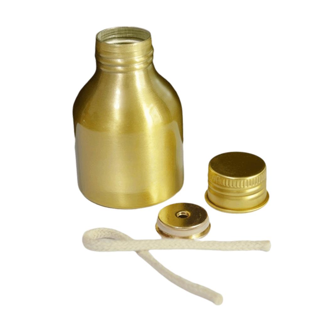50ml Capacity Burner Stove Cotton Wick Alcohol Burner Endurable Heating Burner  Outdoor Survival золотой