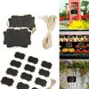 Office School Supplies Hanging Signs Garden Decor Blackboard Message Labels Price Tags Chalkboard