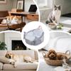 Dog Couch Pet Sofa Bed For Small Dogs Plush Soft Pet Cuddler Calming Sleeping Warming Sofa For Indoor Bedroom Living Room