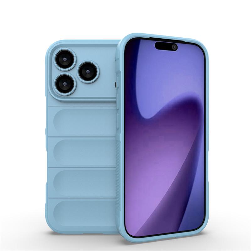 For iPhone 17 Pro Case For iPhone 17 Air iPhone 17 Pro Max Cover Funda Anti-Slip Silicone Shockproof Protective Phone Back Cover
