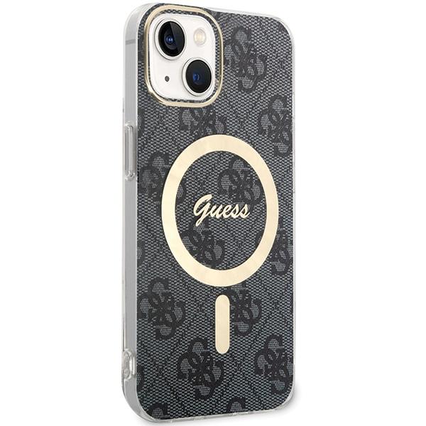 Guess Guhmp15Mh4Stk Iphone 15 Plus/ 14 Plus 6.7 Czarny/Black Hardcase 4G Magsafe
