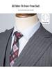 Men's Plaid Slim Fit Korean Style Tuxedo Three-Piece Suit for Weddings & Photography