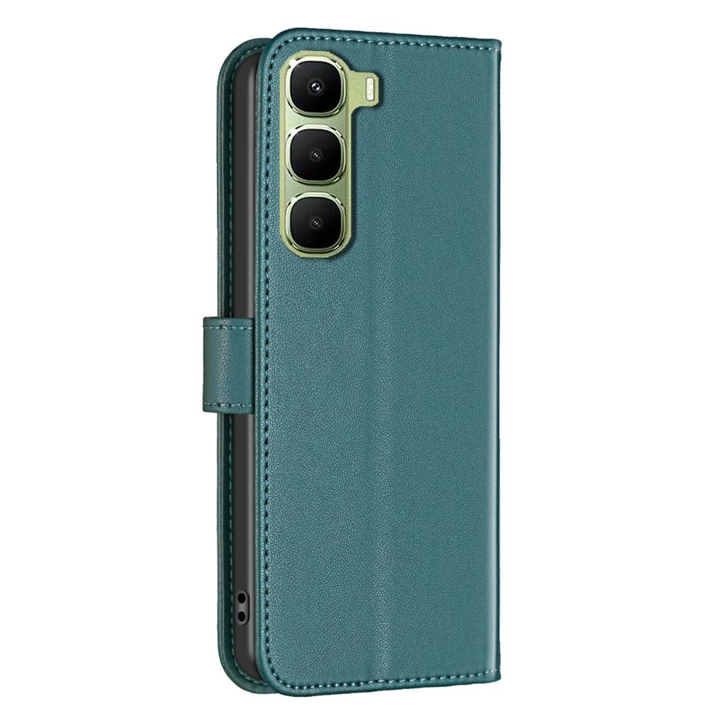 Pro pouzdro na telefon Infinix Hot 60 Pro 4G BINFEN COLOR BF17 Peněženka Folio Flip Kožený kryt