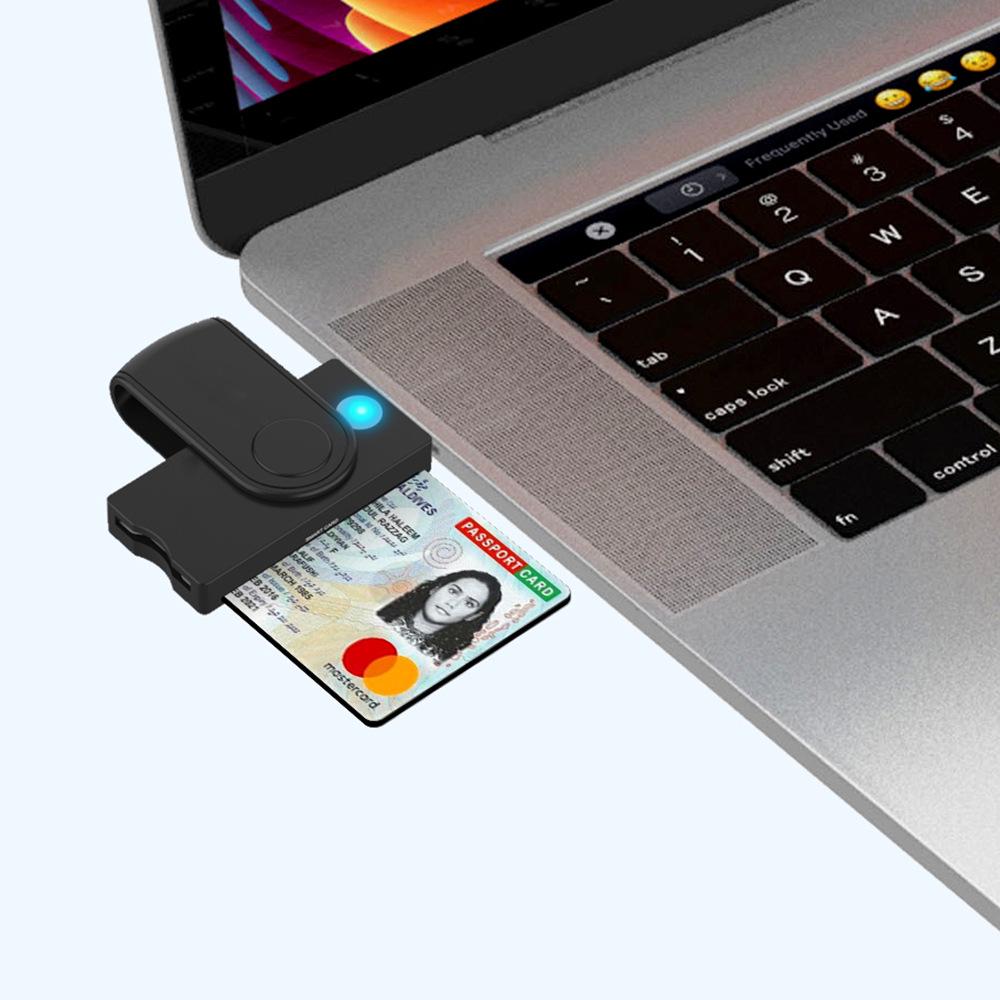 USB 2.0 Hepsi Bir Arada Akıllı Kart Okuyucu: SIM, SD, TF, ID, IC Kart Okuyucu