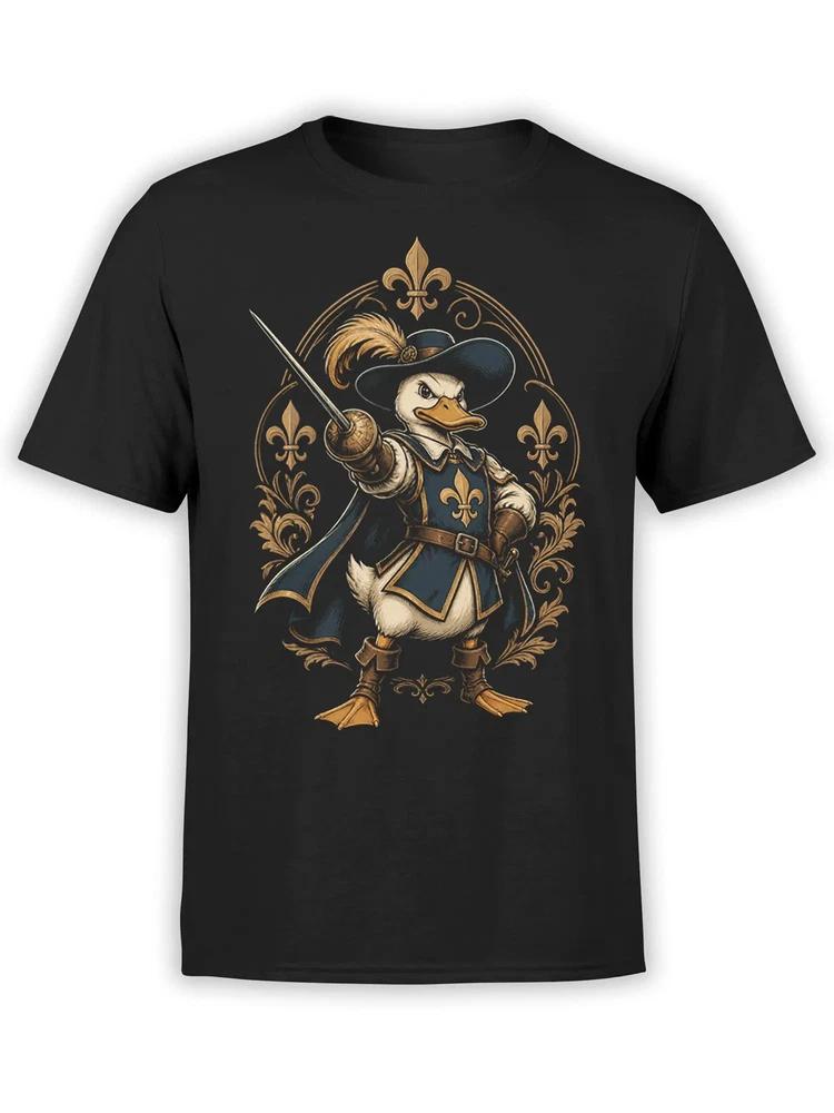 Quack Musketeer Duck Tshirt Unisex S