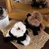 Soft Plush Shark Clip Hair Clip Large Hair Crab Clip Temperament Bow Plush Hair Claw  Girls