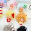 Random Star Person Doll Keychain: Cartoon Wig Pendant for Bags and Phones