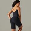 Seamless And Sexy Peach Hip One-piece Suspender Yoga Jumpsuit, Shapewear, Fitness Exercise Back Yoga Suit