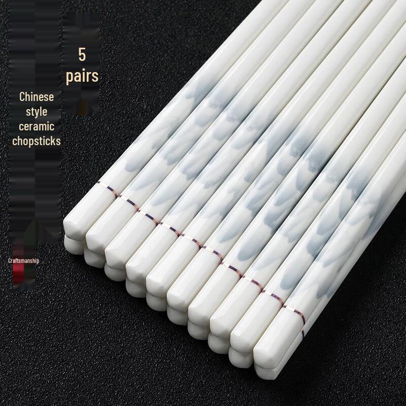 Star Workshop Ceramic Chopsticks 5 Pairs