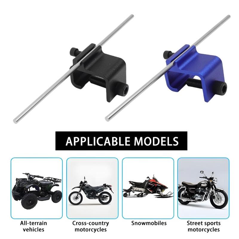 Blue/Black Motorcycle Chain Alignment Tool Quick Accurate Alignment Tool for Motor Scooter Sprocket Sport Dirt Bike ATV Repair