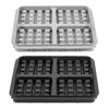1/2Pcs Air Fryer Waffle Baking Mold Reusable Silicone Waffle Mould Silicone Air Fryer Liner Mold For Dual Basket