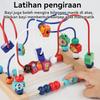 Wooden Beads Bead Maze Math Puzzle Early Education Toys Wooden Toys  Early Learning
