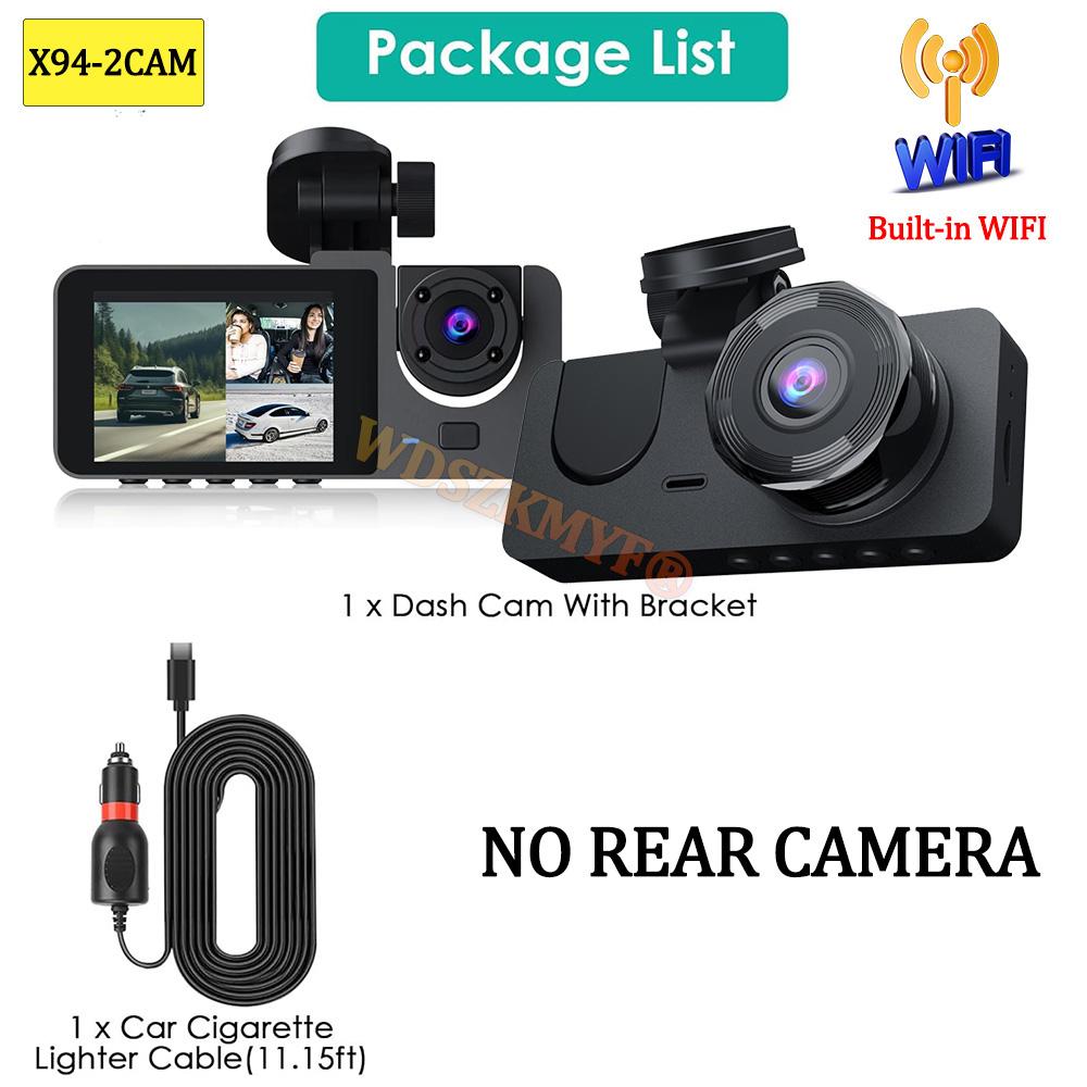 WIFI APP Video Recorder 2/3 Channel 1080P Car DVR Night Vision Dash Cam for Car Camera 3ways Rear view camera Car accessories