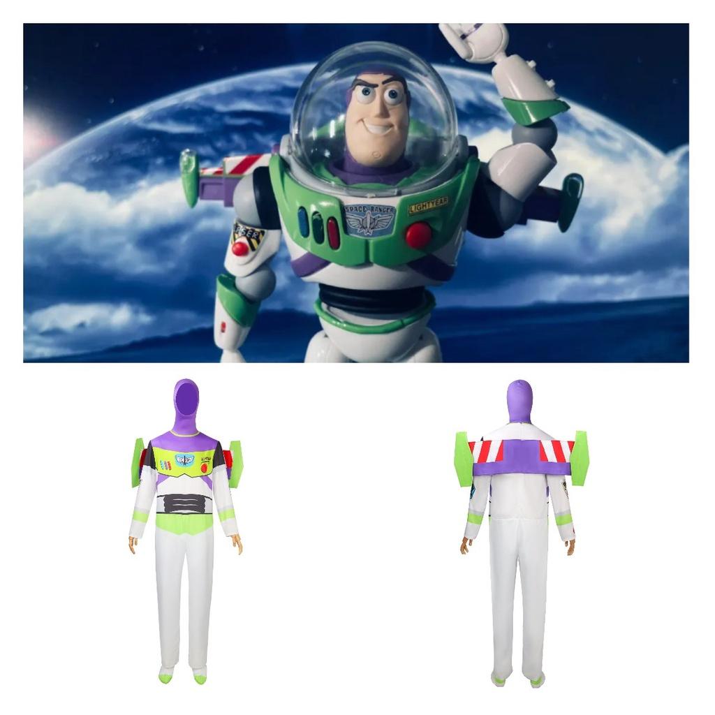 Cosplay-Kostüm von Buzz Lightyear aus Toy Story Lustiger Stil Geeignet für Spiel-Animation Rollenspiel