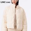 Jinyujie Women's Lightweight Stand Collar Down Puffer Jacket