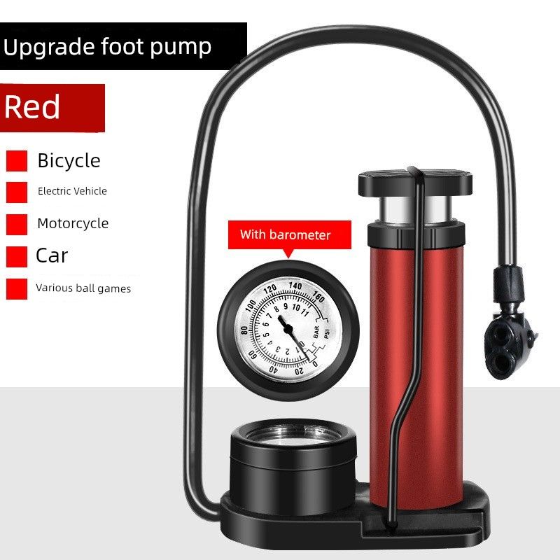Car Air Pump, Car Tire Inflator, Dual-Cylinder Car Tire Pressure Pump, Foot-Operated Air Pump, Manual Air Pump