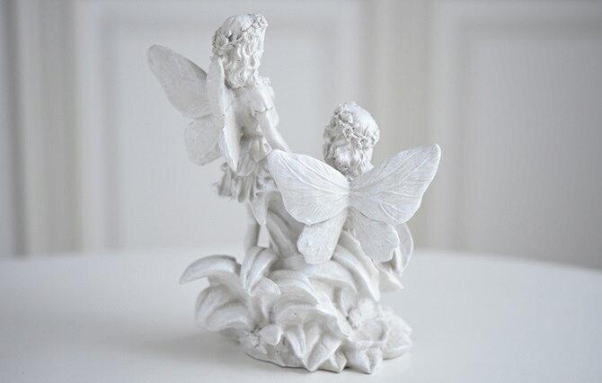 Year Sale/ 11 OFF Coupon Object Stylish Antique European Gardening Italian Height 20.5cm Group Fairy Rococo Style Princess Imported Furniture Classic