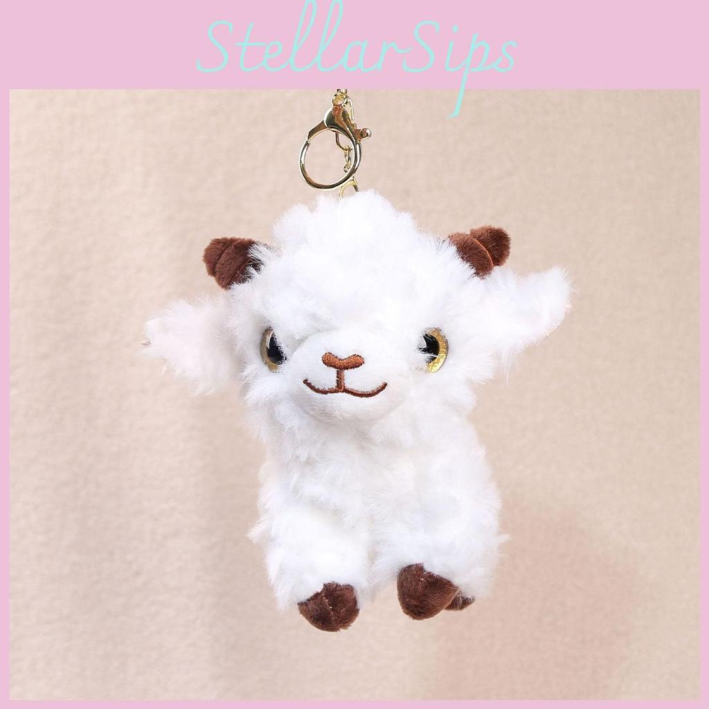 Small Sheep Plush Doll With Pp Cotton Filling And Hanging Keyring For Kids And Teens