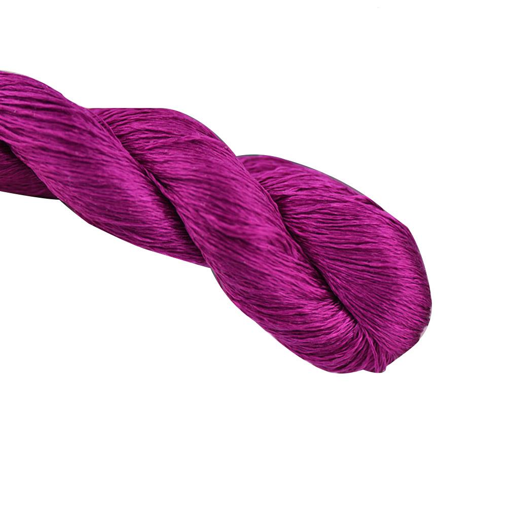 1pcs 100% Silk Thread  Hand Embroidery Embroider Cross Stitch 400m Silk Embroidery Thread Rose Purple /9 Pure Colors