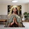 A-Angelique Blanket Super Warm Comfortable Boyer Plush Throw Blanket Child Home Actor Sofa Bedroom Gift