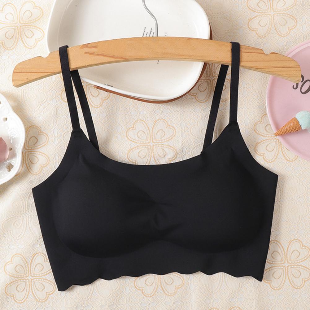 Daily Bra Seamless Adjustable Strap Women's Yoga Bra with Maximum Comfort Shockproof Push-up Support for Daily Wear Wide Strap