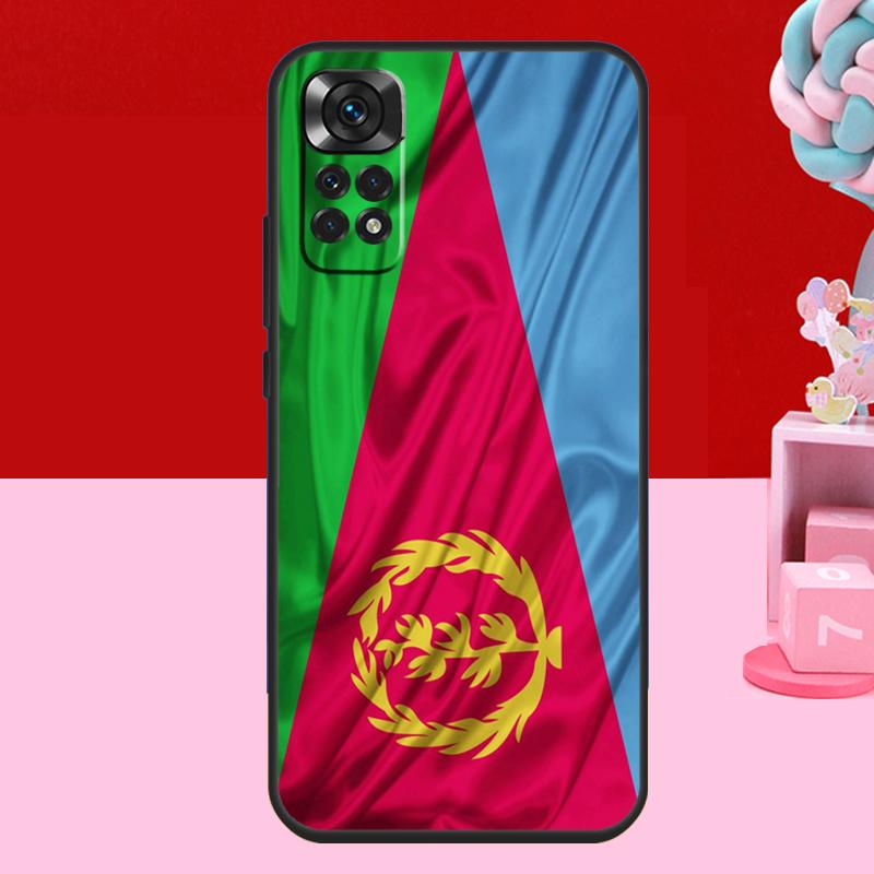 Eritrea Flag Case For Xiaomi Redmi Note 13 12 11 10 14 15 Pro Plus Redmi 15 C 14C 10C 12C 13C Soft Cover