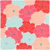 Musubi Furoshiki Himemusubi 50cm Small Furoshiki 100% Cotton Organic Cotton Adeline Klam Gift Wrapping Included (Botan/Red) 50 Centimeters