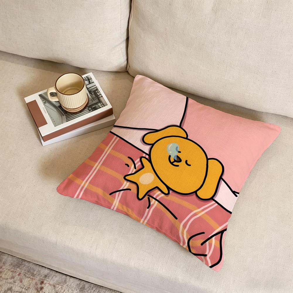 B-Big Silly Dog Cushion Cover Fabric Soft Furnishing,Pillowcase, Cushion Cover, Sofa Pillow, Home Decoration