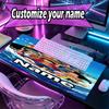 Custom Name Personalized One Piece Pattern Mousepad, Laptop PC Desk Mat, Decorative Desk Mat for Home Keyboard Pad Gift