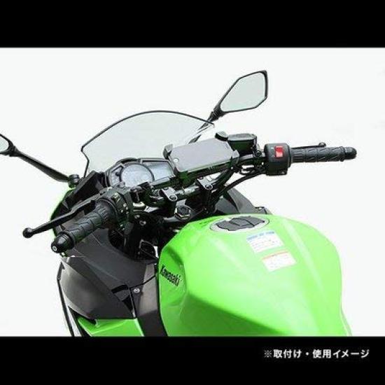 HURRICANE Handlebar Brace for Extra SS All HB0701B 22.2mm Handlebars, Thick, Size/240mm, Black,