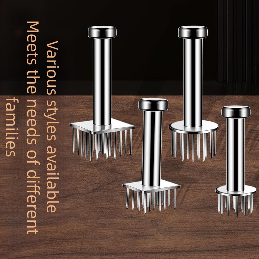 Breaks Down Tough Fibers 304 Stainless Steel Kitchen Tool Meat Tenderizer