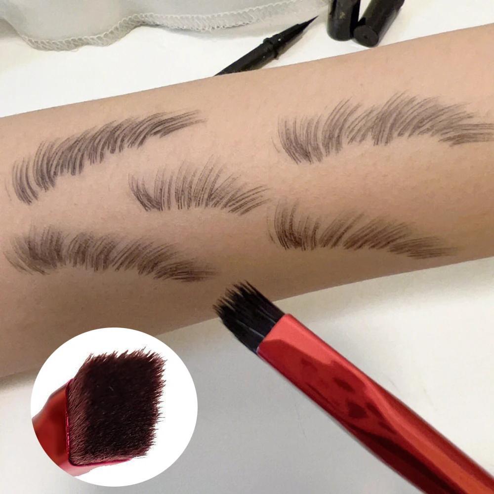 1/3/5Pcs Multifunction Wild Eyebrow Brush Square Stereoscopic Painting Hairline Eyebrow Paste Artifact Eyebrow Brush Brow Makeup