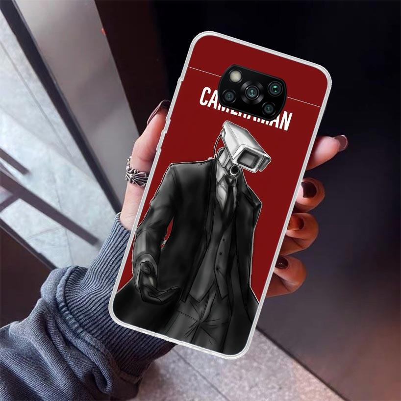 S-Skibidi Toilet Mobile Cell Phone Case For Xiaomi Poco X7 X6 X5 Pro F7 Ultra Redmi 15C 15 13 13C 12 12C 10 10A 10C 9 9A 9C 9T S