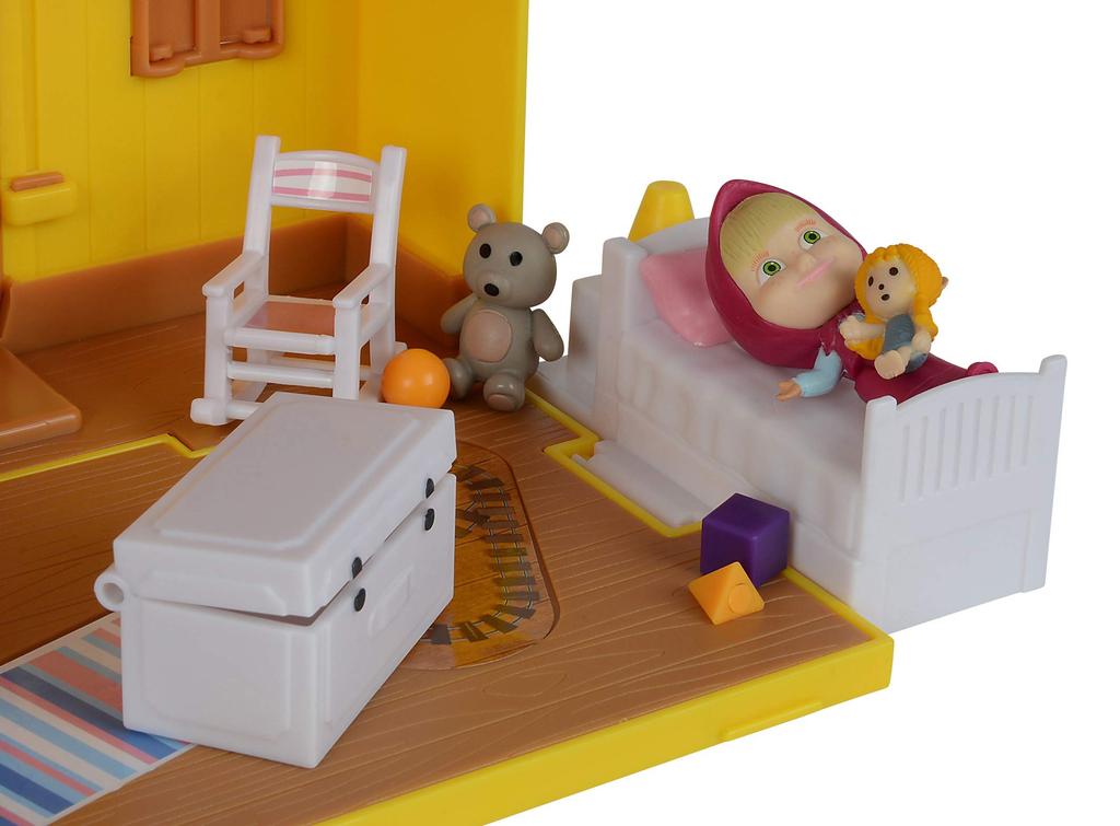 Masha and the Bear Playset - Masha's House - Includes 1 Masha Figure