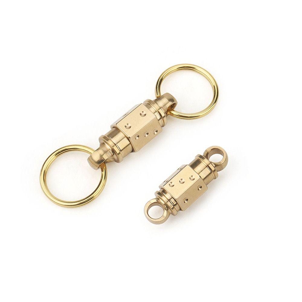 360 Degree Swivel Car Keychain Quick Release Quick Release Keychain Titanium Zinc Zinc Alloy Keychain  Gifts