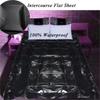 Leder-Allergielinderungs-Bettbezug-Bettlaken für erwachsene Paare Sex Play SPA Wasserdichte Bettwäsche PVC-Vinyl Sex Kissenmatte Bettlaken