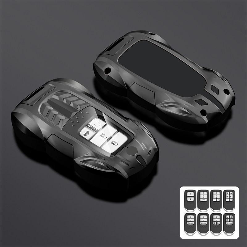 

Metal Car Remote Key Cover Case Holder shell Keychain Fob For Honda New Accord 11th Gen Civic Odyssey CRV ZRV XRV HRV e:NS1 Jazz