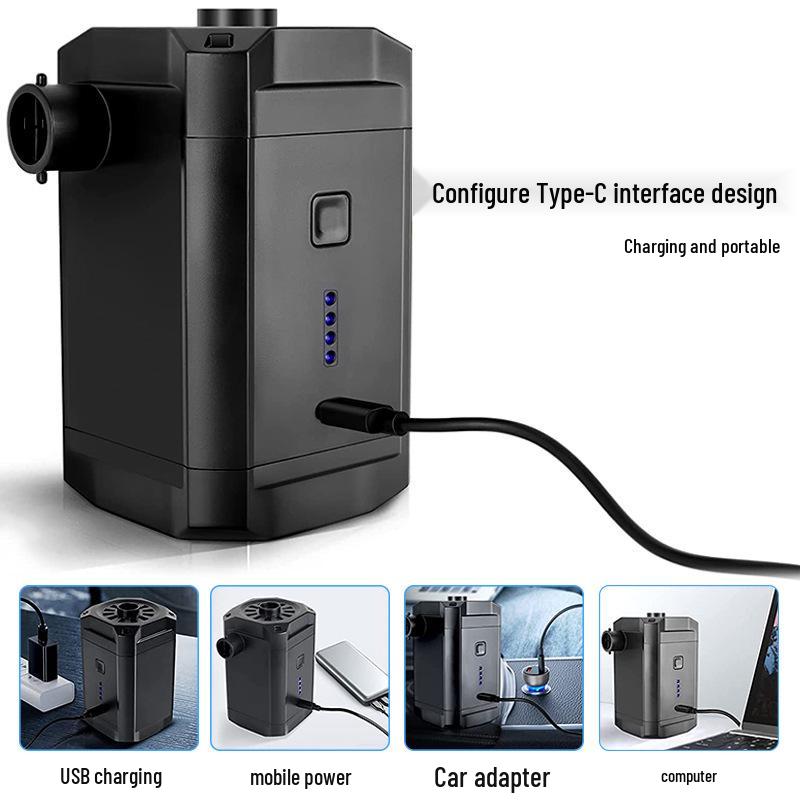 Portable Electric Air Pump for Camping, Tents, Mattresses & Swimming Rings