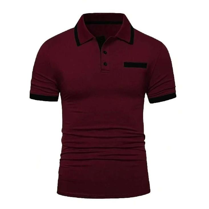 Summer fashion casual comfortable short-sleeved men s polo shirt suitable for outdoor activities casual POLO shirt S