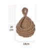 Simulated Rattan Fruit Vegetable Basket Woven Hanging Basket New Storage Basket  Home Decoration