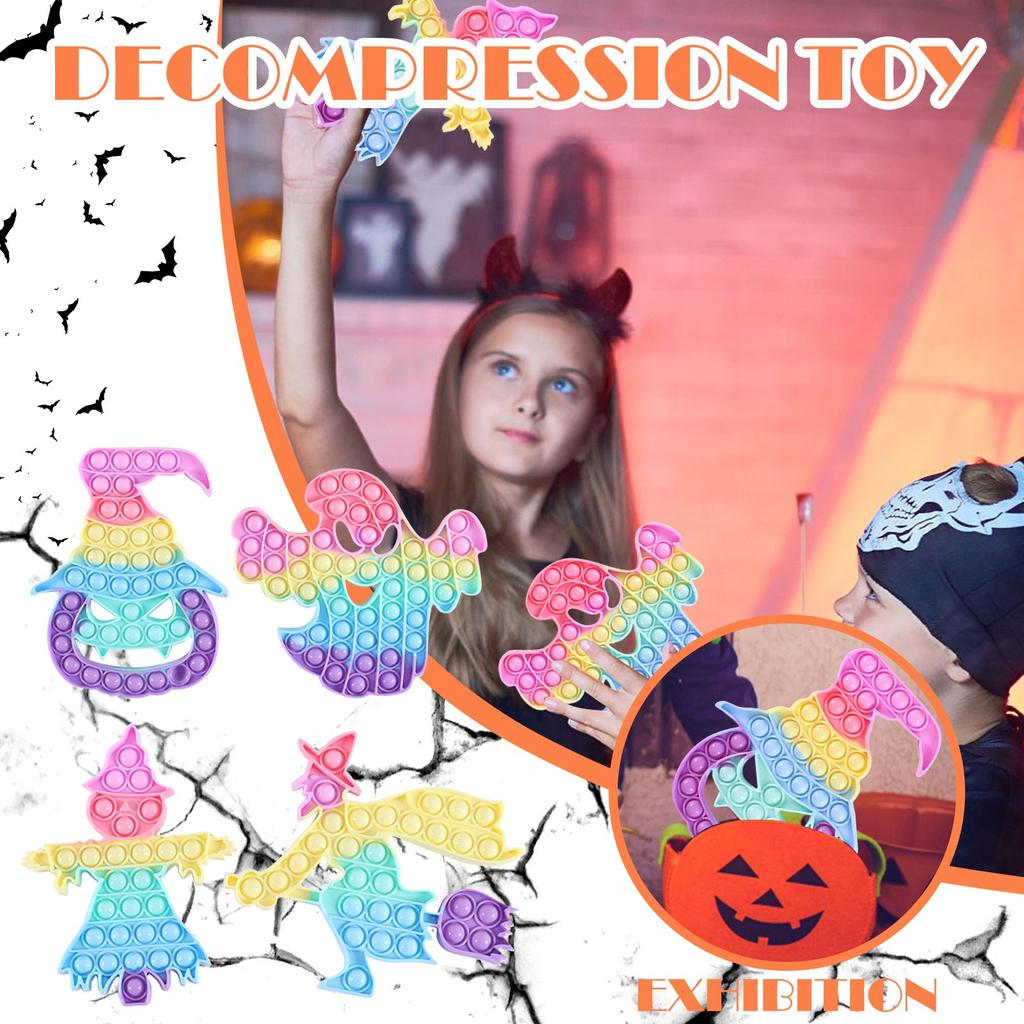 Halloween Silicone Sensory Decompression Desktop Puzzle Decompression Toy