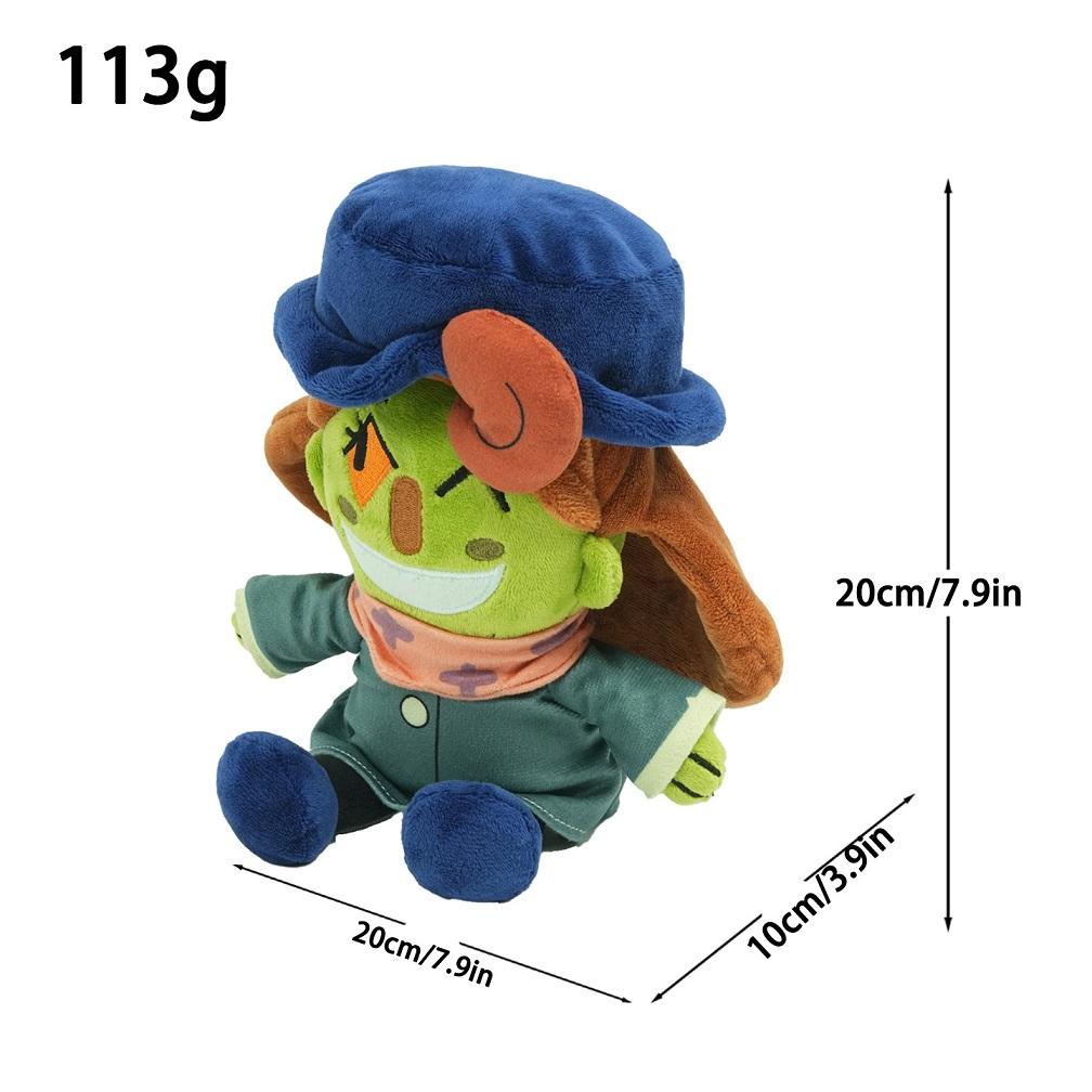 20cm Lächele für mich Gewohnheits-Stofftier Grüne Hexe Plüschpuppe Weiches Kawaii Heimdeko Sammlung Geburtstagsgeschenk für Fans