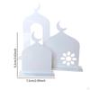 3 Acrylic Ramadan Decorations Flat Ornament for Table Eid Mubarak Display