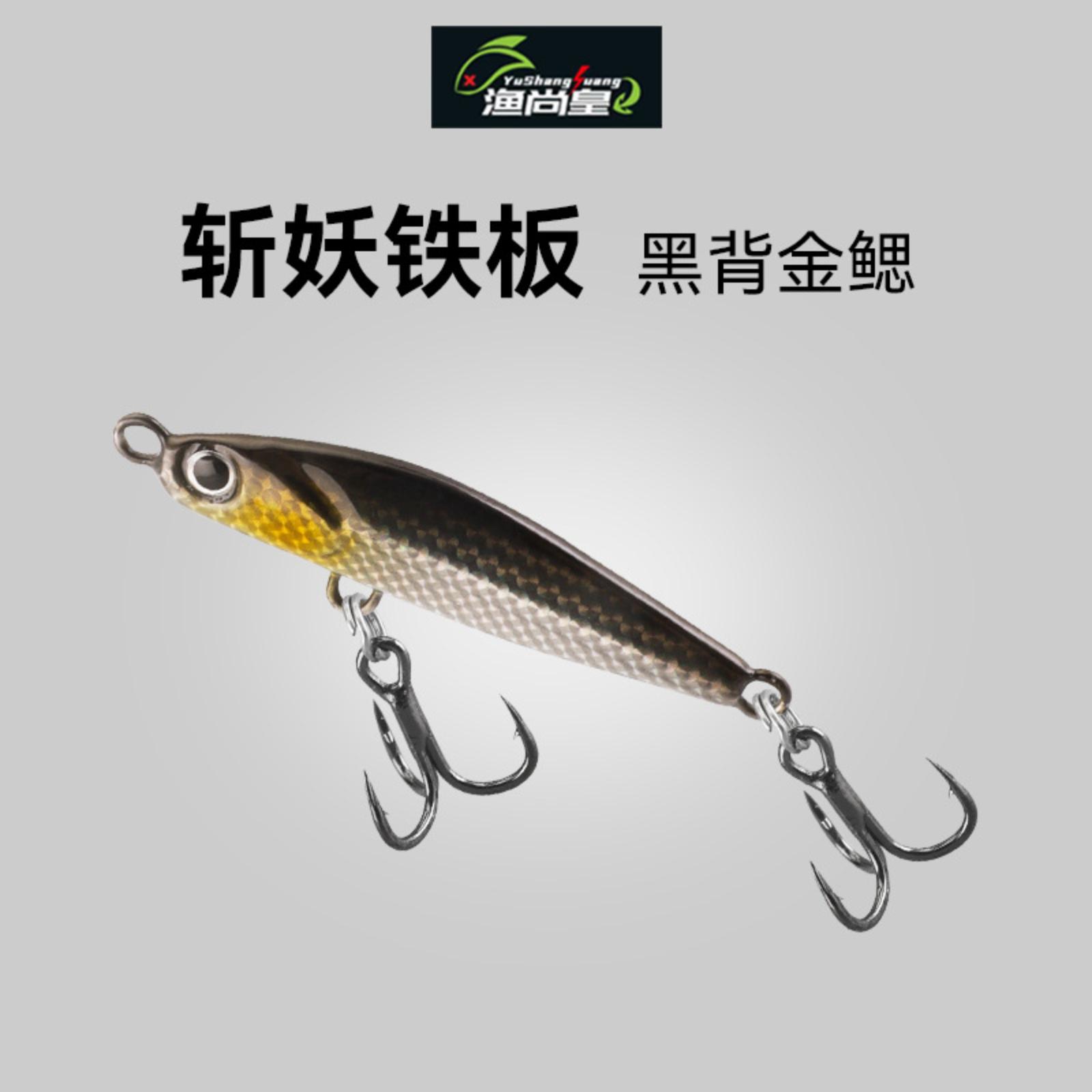 

Plastic Hard Bait Fishing Lure Imitation Bionic Fish Lure with Dual Treble Hooks Suitable for Freshwater and Saltwater Fishing 14g One Size