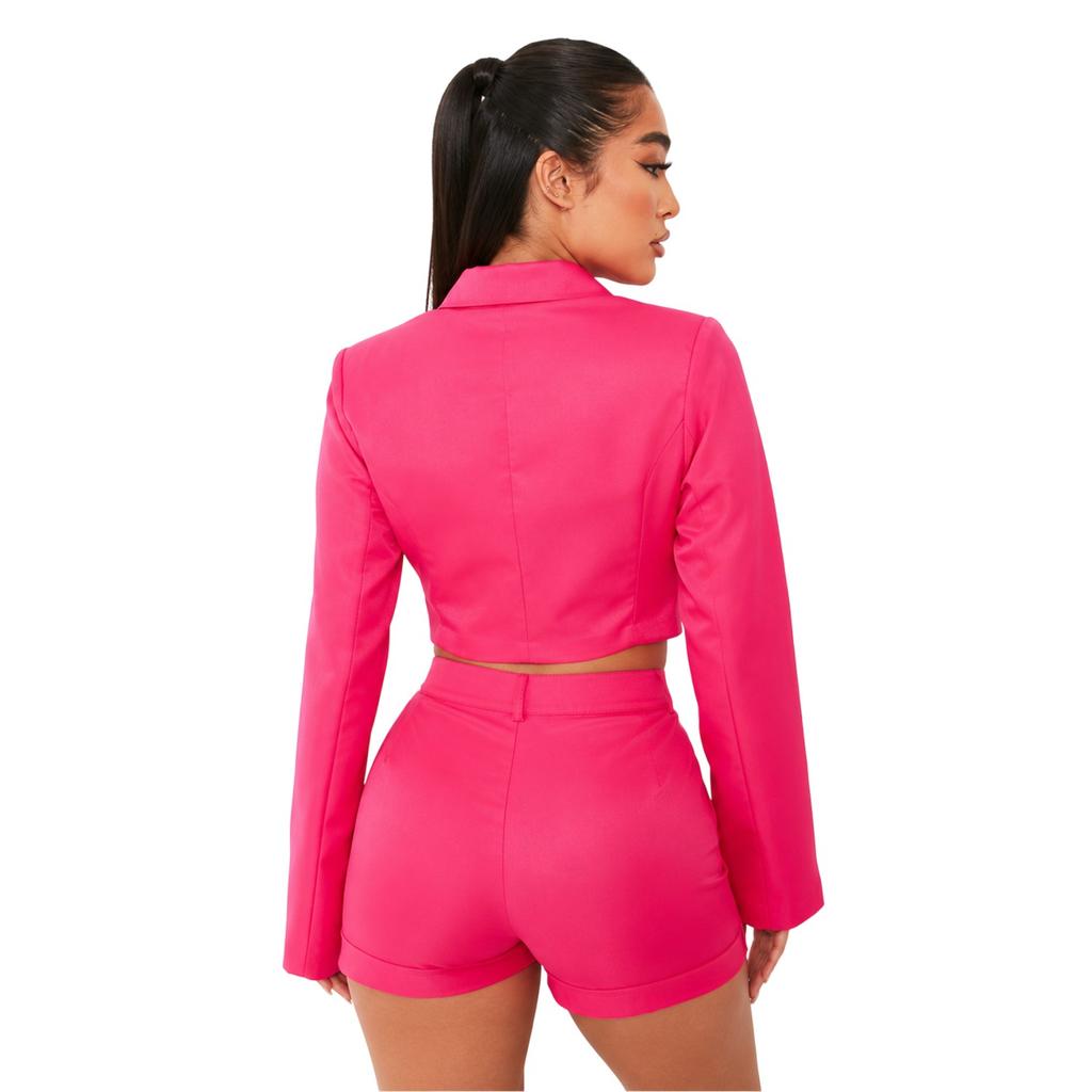 Missy Empire Womens/Ladies Zip Front Tailored Bell Sleeve Jacket