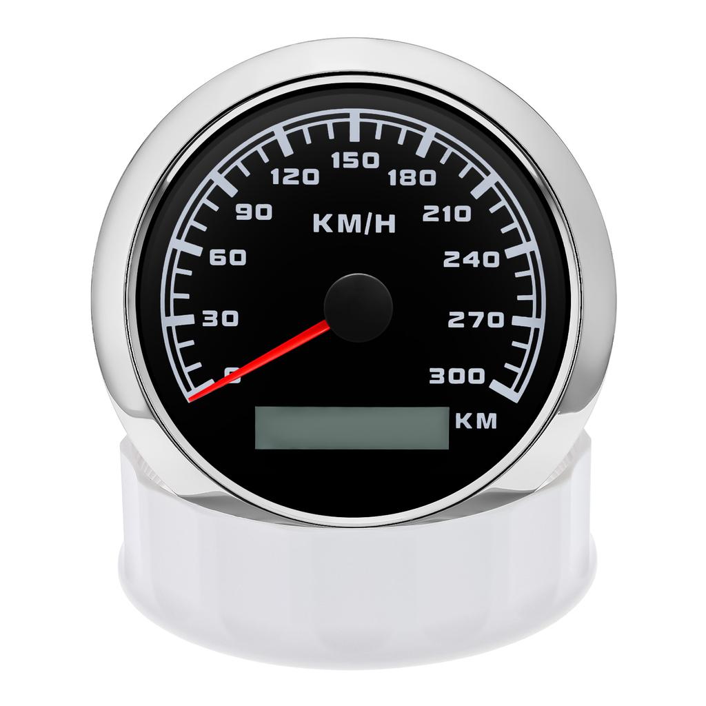 85mm GPS Speedometer 300KM/H Speed Meter With GPS Antenna Odometer For Mairne Boat Car Yacht 7 Colors Backlight Waterproof 9-32V