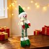 Christmas Sequin Snowman Figurine Ornament and Decoration Gift