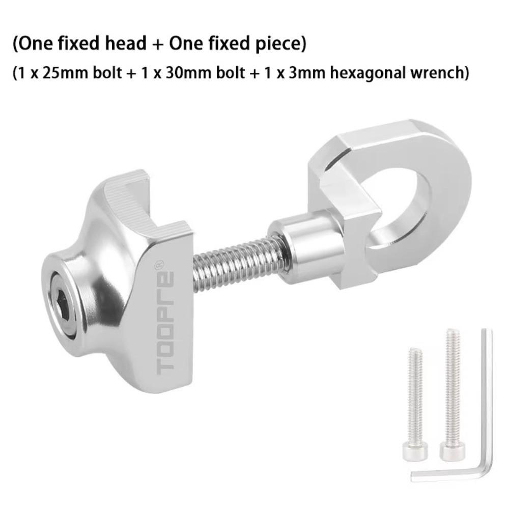 

Fixed Gear Bicycle Chain Tensioner Aluminum Alloy Bike Chain Fastener New Bicycle Chain Adjuster срібний