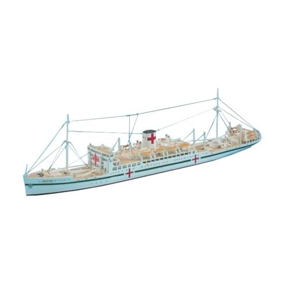 Hasegawa 1/700 Серия Waterline Японский флот Японский специальный госпитальный корабль Хикава Мару Пластиковая модель 502