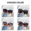 Personalized Fashion Oversized Sunglasses Man Woman Rimless Square Sun Glasses Eyewear Luxury  Design Uv400 Female Shades